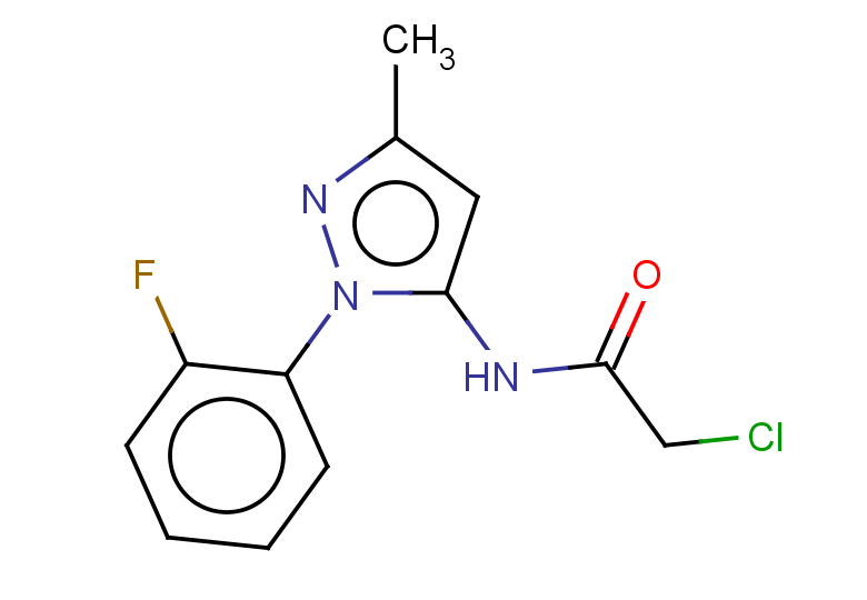 2-chloro-N-[1-(2-fluorophenyl)-3-methyl-1H-pyrazol-5-yl]acetamide