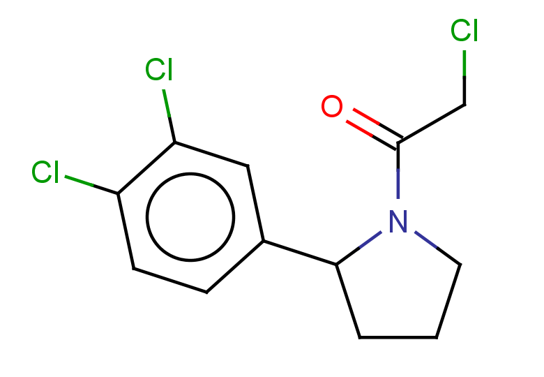 2-chloro-1-[2-(3,4-dichlorophenyl)pyrrolidin-1-yl]ethan-1-one