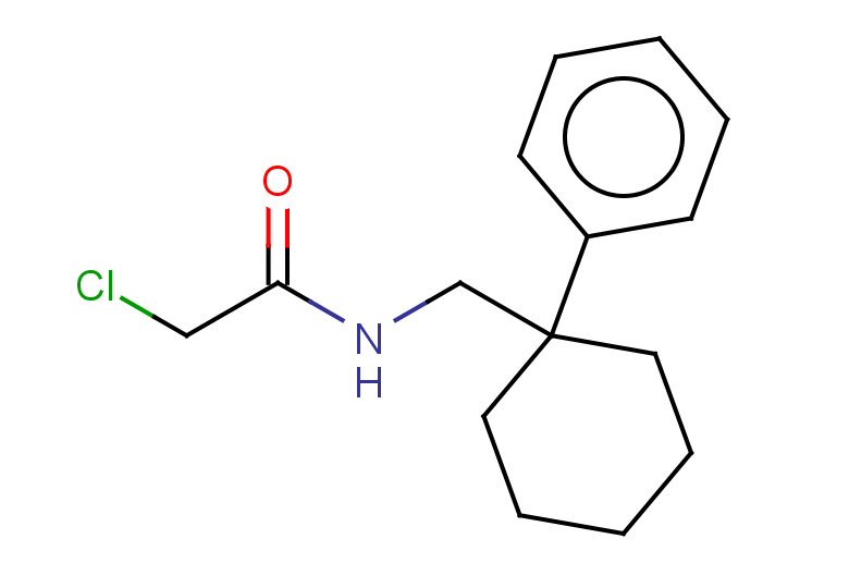 2-chloro-N-[(1-phenylcyclohexyl)methyl]acetamide