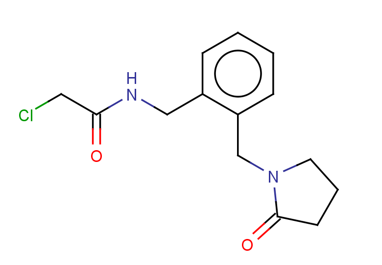 2-chloro-N-({2-[(2-oxopyrrolidin-1-yl)methyl]phenyl}methyl)acetamide