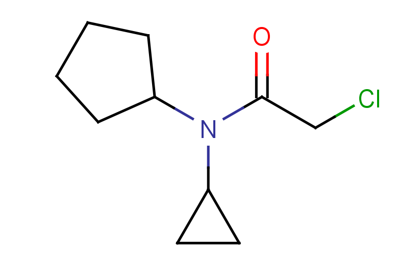 2-chloro-N-cyclopentyl-N-cyclopropylacetamide