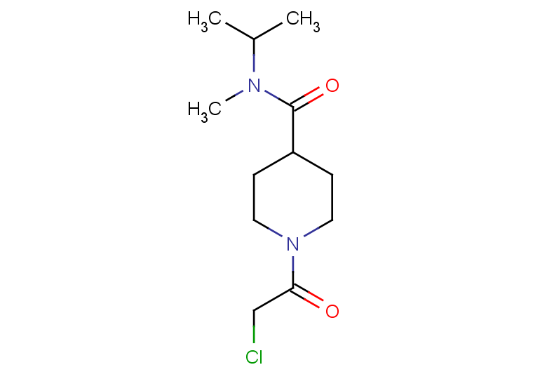 1-(2-chloroacetyl)-N-methyl-N-(propan-2-yl)piperidine-4-carboxamide