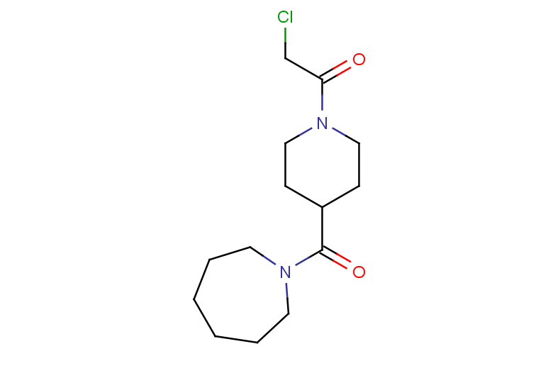 1-[4-(azepane-1-carbonyl)piperidin-1-yl]-2-chloroethan-1-one