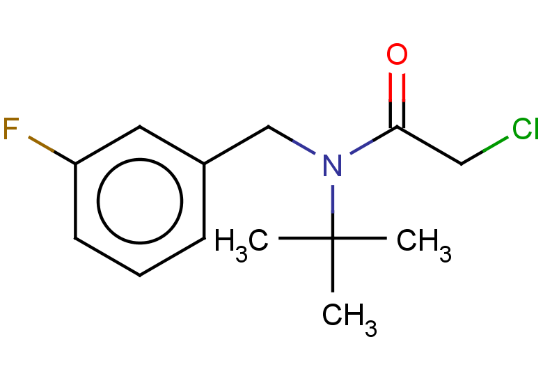 N-tert-butyl-2-chloro-N-[(3-fluorophenyl)methyl]acetamide