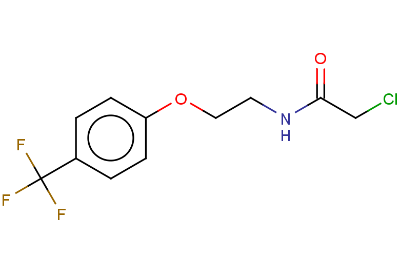 2-chloro-N-{2-[4-(trifluoromethyl)phenoxy]ethyl}acetamide