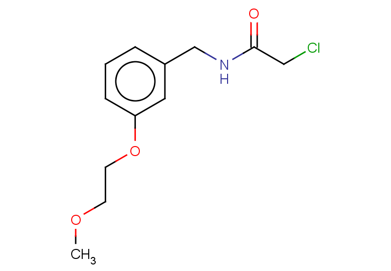 2-chloro-N-{[3-(2-methoxyethoxy)phenyl]methyl}acetamide