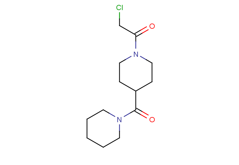 2-chloro-1-[4-(piperidine-1-carbonyl)piperidin-1-yl]ethan-1-one