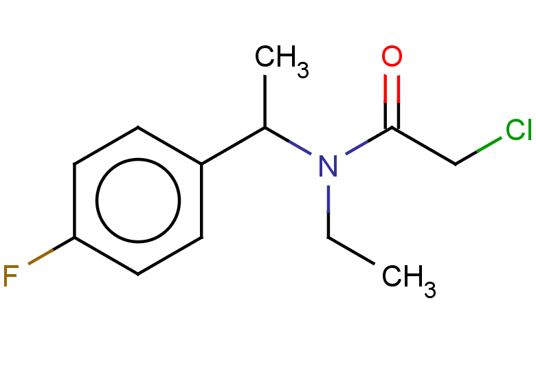 2-chloro-N-ethyl-N-[1-(4-fluorophenyl)ethyl]acetamide