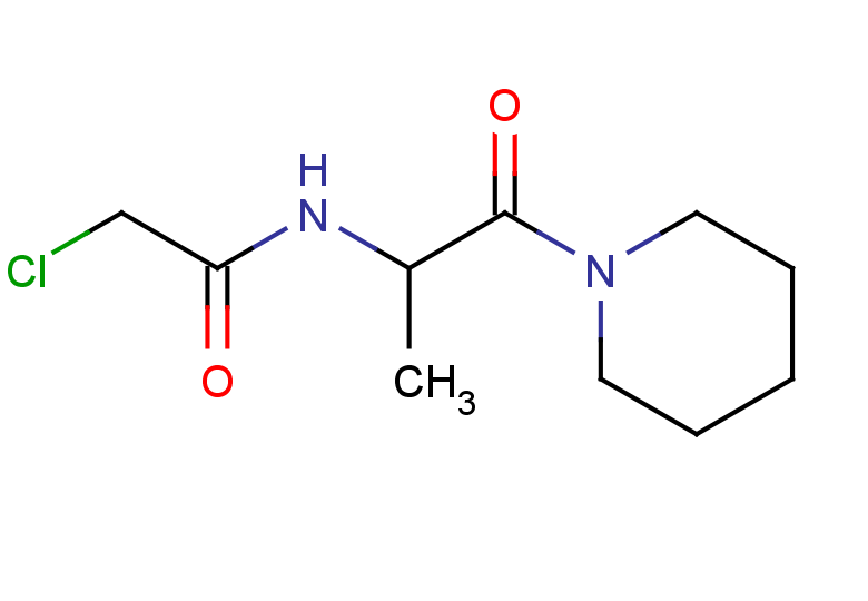 2-chloro-N-[1-oxo-1-(piperidin-1-yl)propan-2-yl]acetamide