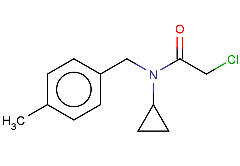 2-chloro-N-cyclopropyl-N-[(4-methylphenyl)methyl]acetamide