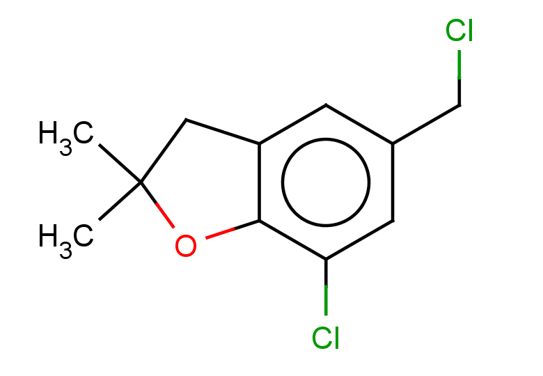 7-chloro-5-(chloromethyl)-2,2-dimethyl-2,3-dihydro-1-benzofuran