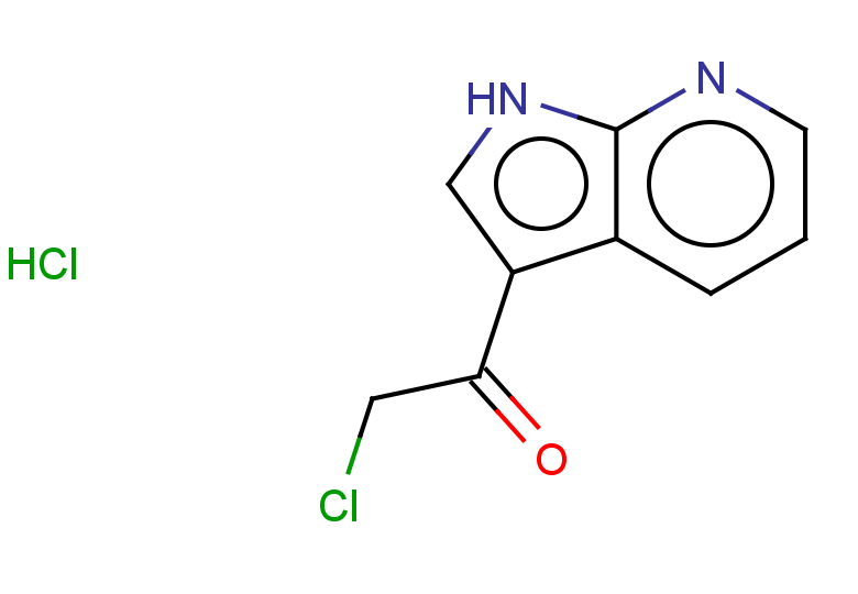 2-chloro-1-{1H-pyrrolo[2,3-b]pyridin-3-yl}ethan-1-one hydrochloride