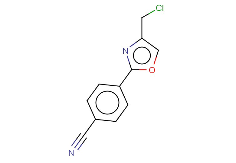 4-[4-(chloromethyl)-1,3-oxazol-2-yl]benzonitrile