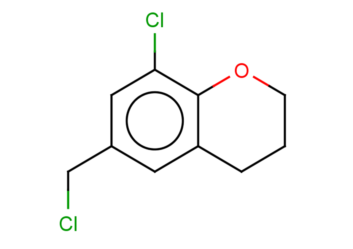 8-chloro-6-(chloromethyl)-3,4-dihydro-2H-1-benzopyran