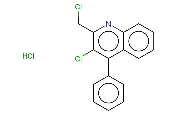 3-chloro-2-(chloromethyl)-4-phenylquinoline hydrochloride