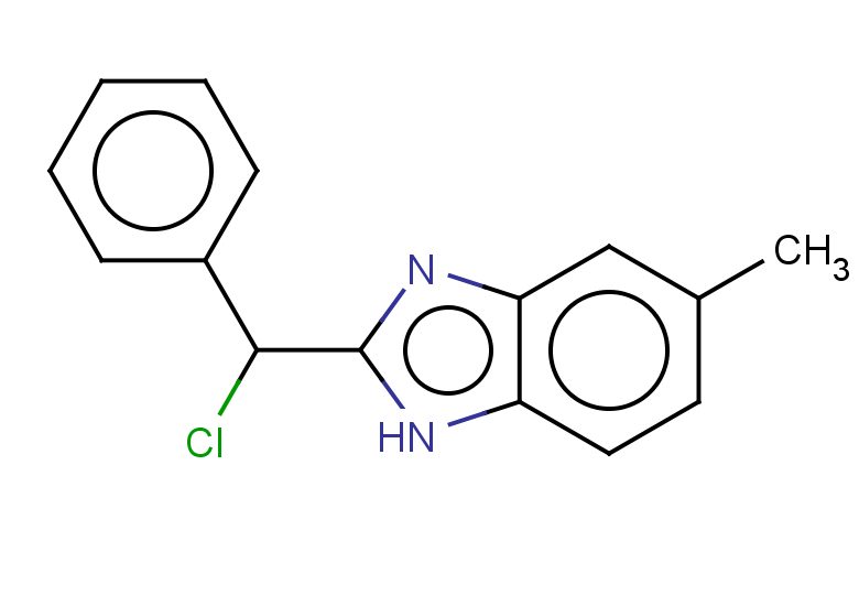 2-[chloro(phenyl)methyl]-5-methyl-1H-1,3-benzodiazole