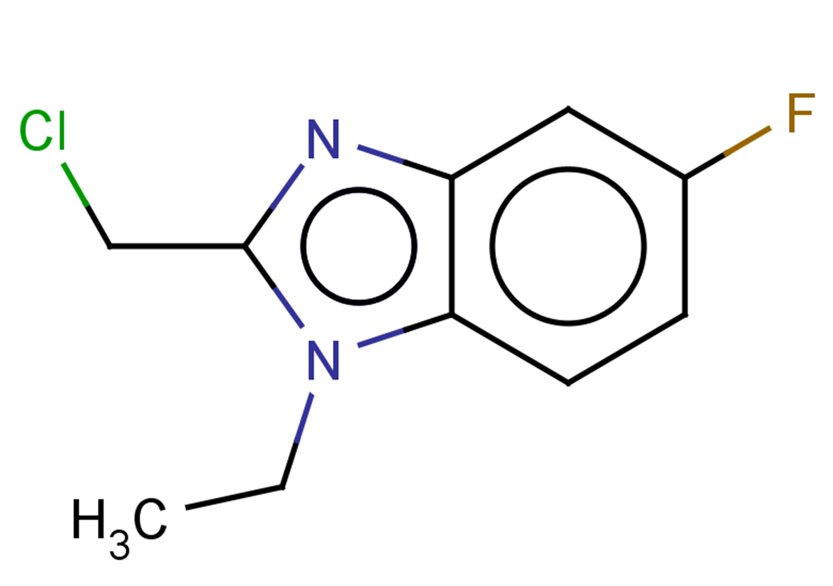2-(chloromethyl)-1-ethyl-5-fluoro-1H-1,3-benzodiazole