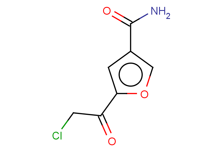 5-(2-chloroacetyl)furan-3-carboxamide