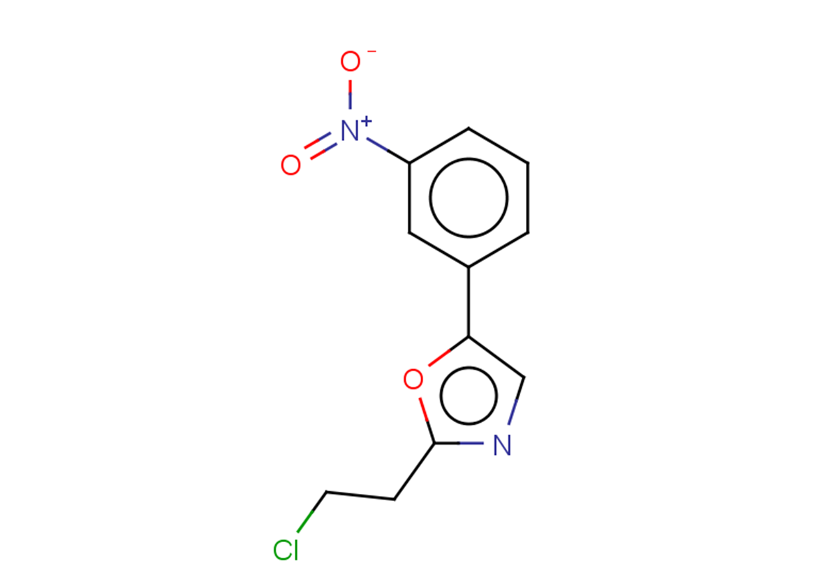 2-(2-chloroethyl)-5-(3-nitrophenyl)-1,3-oxazole