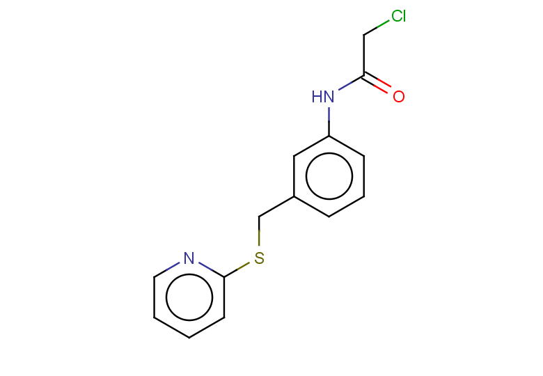 2-chloro-N-{3-[(pyridin-2-ylsulfanyl)methyl]phenyl}acetamide