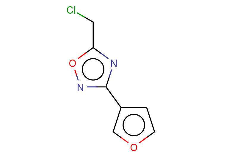 5-(chloromethyl)-3-(furan-3-yl)-1,2,4-oxadiazole