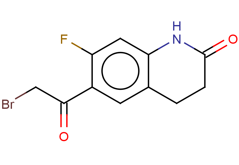 6-(2-bromoacetyl)-7-fluoro-1,2,3,4-tetrahydroquinolin-2-one