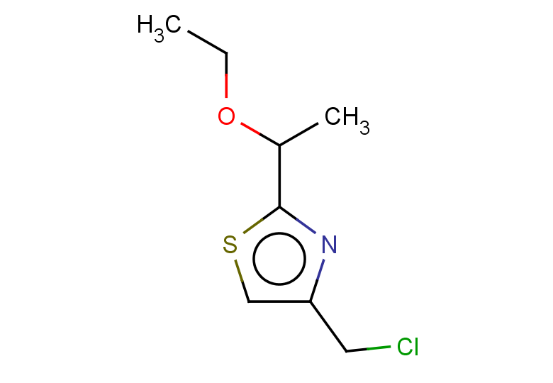 4-(chloromethyl)-2-(1-ethoxyethyl)-1,3-thiazole