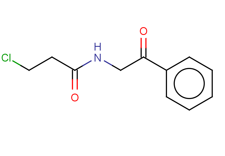 3-chloro-N-(2-oxo-2-phenylethyl)propanamide