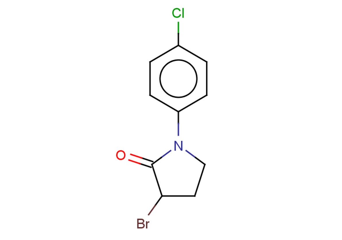 3-bromo-1-(4-chlorophenyl)pyrrolidin-2-one
