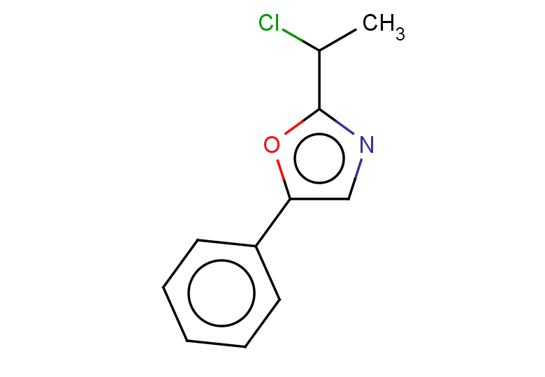 2-(1-chloroethyl)-5-phenyl-1,3-oxazole