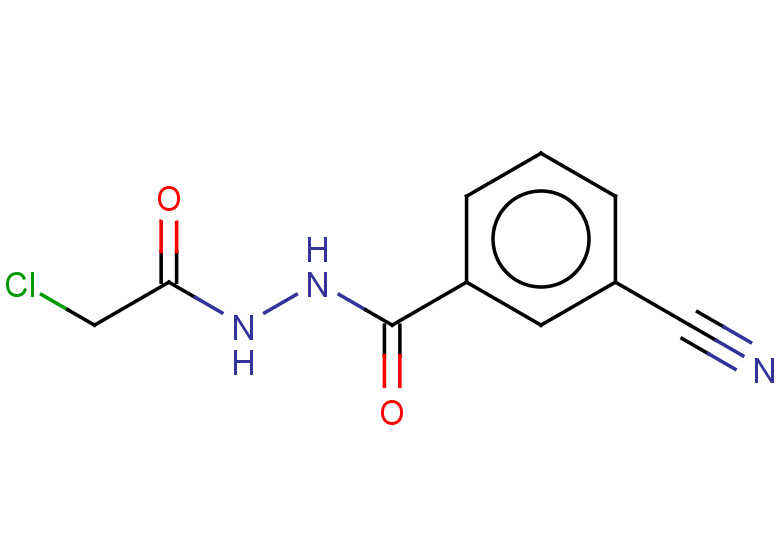 N'-(2-chloroacetyl)-3-cyanobenzohydrazide