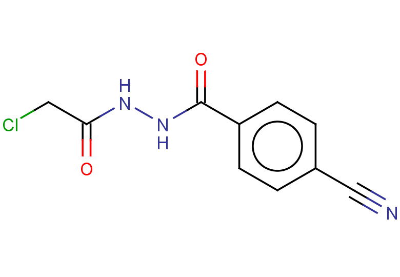 N'-(2-chloroacetyl)-4-cyanobenzohydrazide