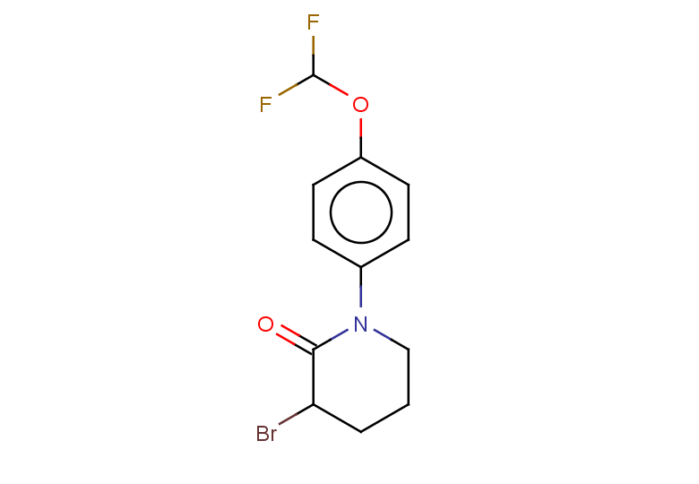 3-bromo-1-[4-(difluoromethoxy)phenyl]piperidin-2-one