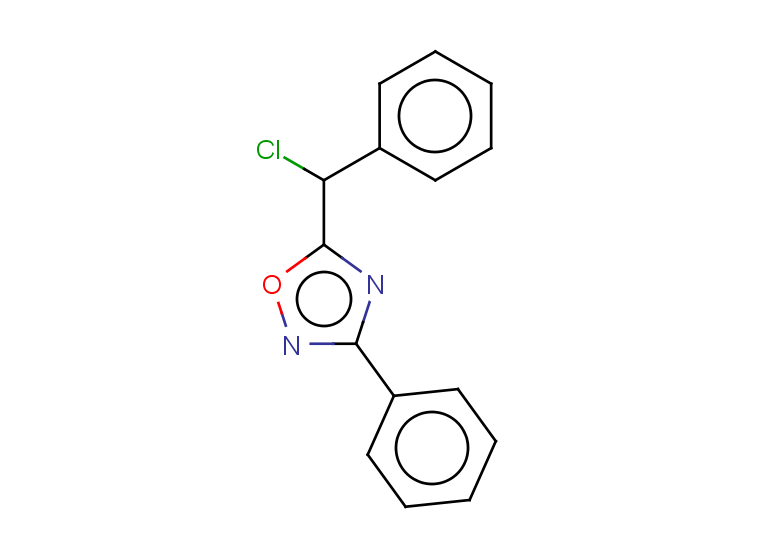5-[chloro(phenyl)methyl]-3-phenyl-1,2,4-oxadiazole