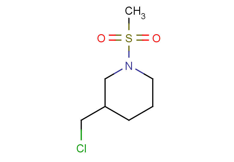 3-(chloromethyl)-1-methanesulfonylpiperidine
