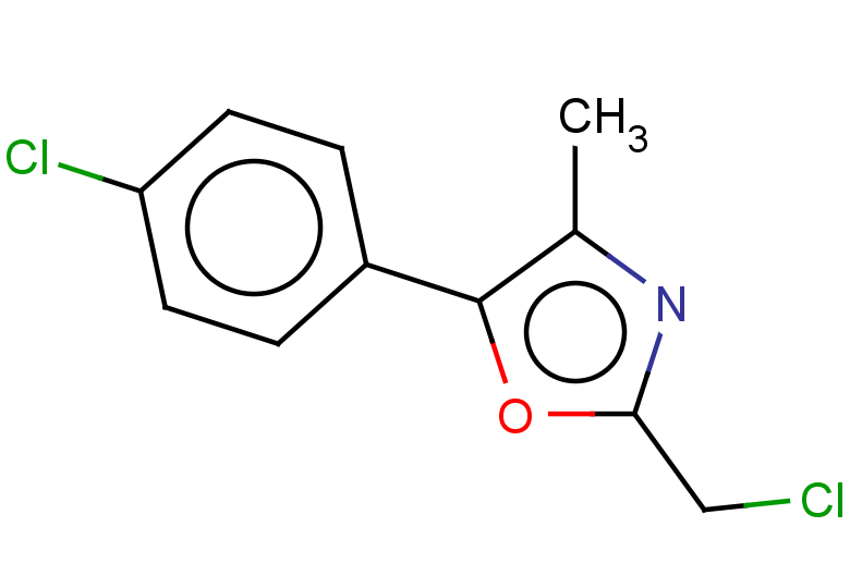 2-(chloromethyl)-5-(4-chlorophenyl)-4-methyl-1,3-oxazole