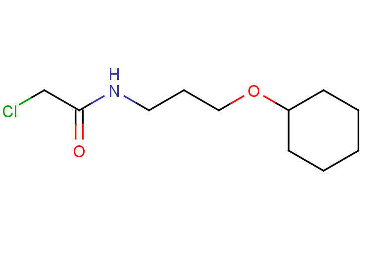 2-chloro-N-[3-(cyclohexyloxy)propyl]acetamide