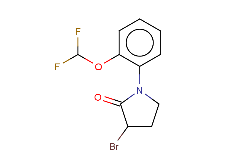 3-bromo-1-[2-(difluoromethoxy)phenyl]pyrrolidin-2-one