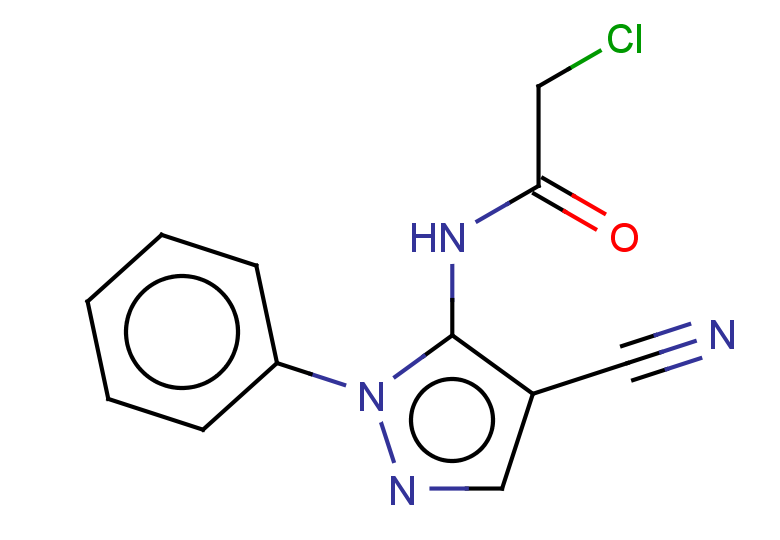 2-chloro-N-(4-cyano-1-phenyl-1H-pyrazol-5-yl)acetamide