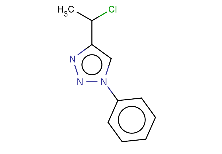 4-(1-chloroethyl)-1-phenyl-1H-1,2,3-triazole