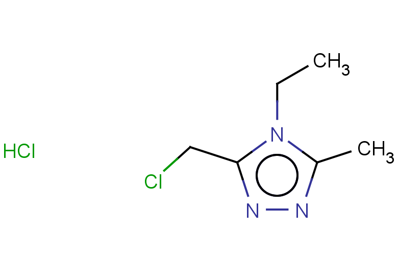 3-(chloromethyl)-4-ethyl-5-methyl-4H-1,2,4-triazole hydrochloride