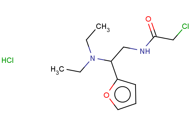 2-chloro-N-[2-(diethylamino)-2-(furan-2-yl)ethyl]acetamide hydrochloride
