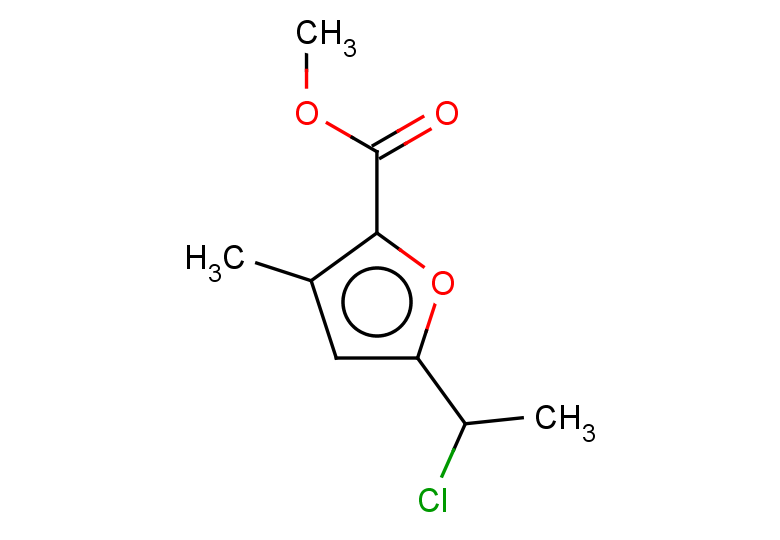 methyl 5-(1-chloroethyl)-3-methylfuran-2-carboxylate