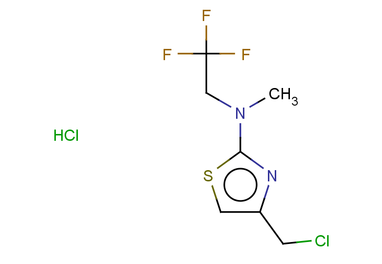 4-(chloromethyl)-N-methyl-N-(2,2,2-trifluoroethyl)-1,3-thiazol-2-amine hydrochloride
