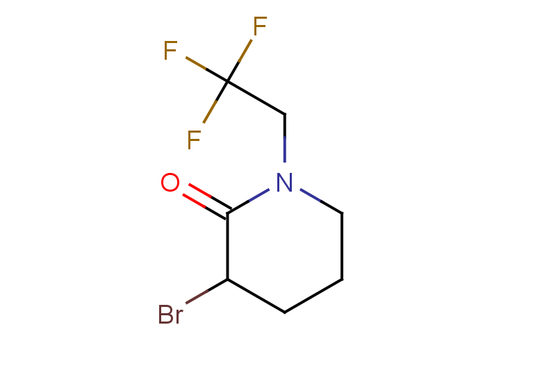 3-bromo-1-(2,2,2-trifluoroethyl)piperidin-2-one