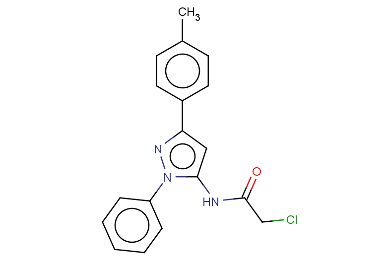 2-chloro-N-[3-(4-methylphenyl)-1-phenyl-1H-pyrazol-5-yl]acetamide
