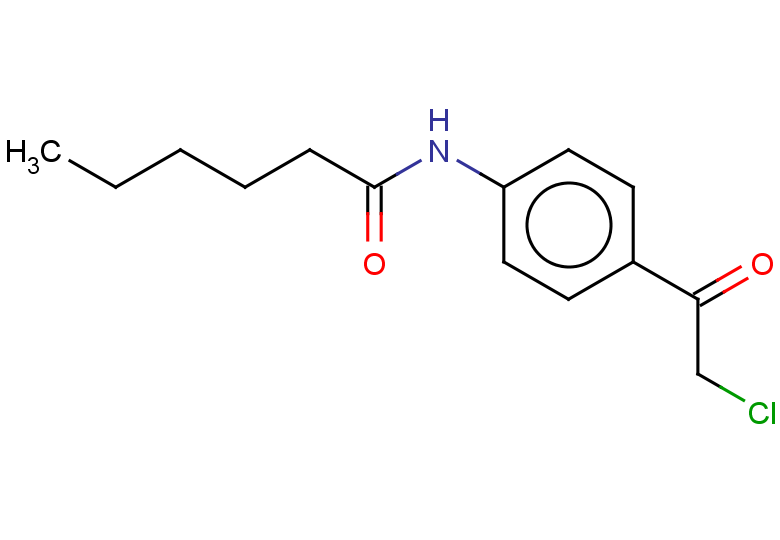 N-[4-(2-chloroacetyl)phenyl]hexanamide
