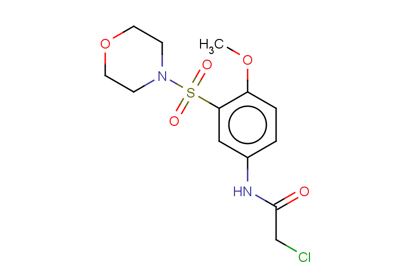 2-chloro-N-[4-methoxy-3-(morpholine-4-sulfonyl)phenyl]acetamide
