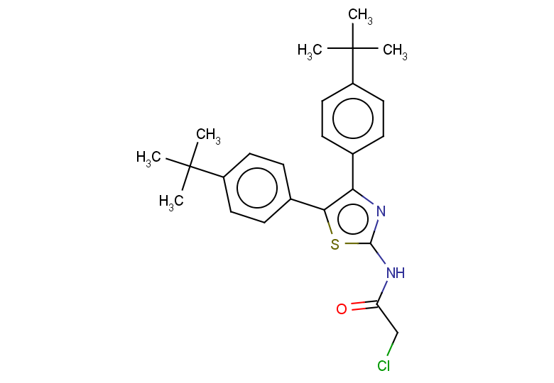 N-[bis(4-tert-butylphenyl)-1,3-thiazol-2-yl]-2-chloroacetamide