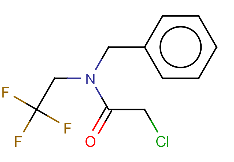 N-benzyl-2-chloro-N-(2,2,2-trifluoroethyl)acetamide